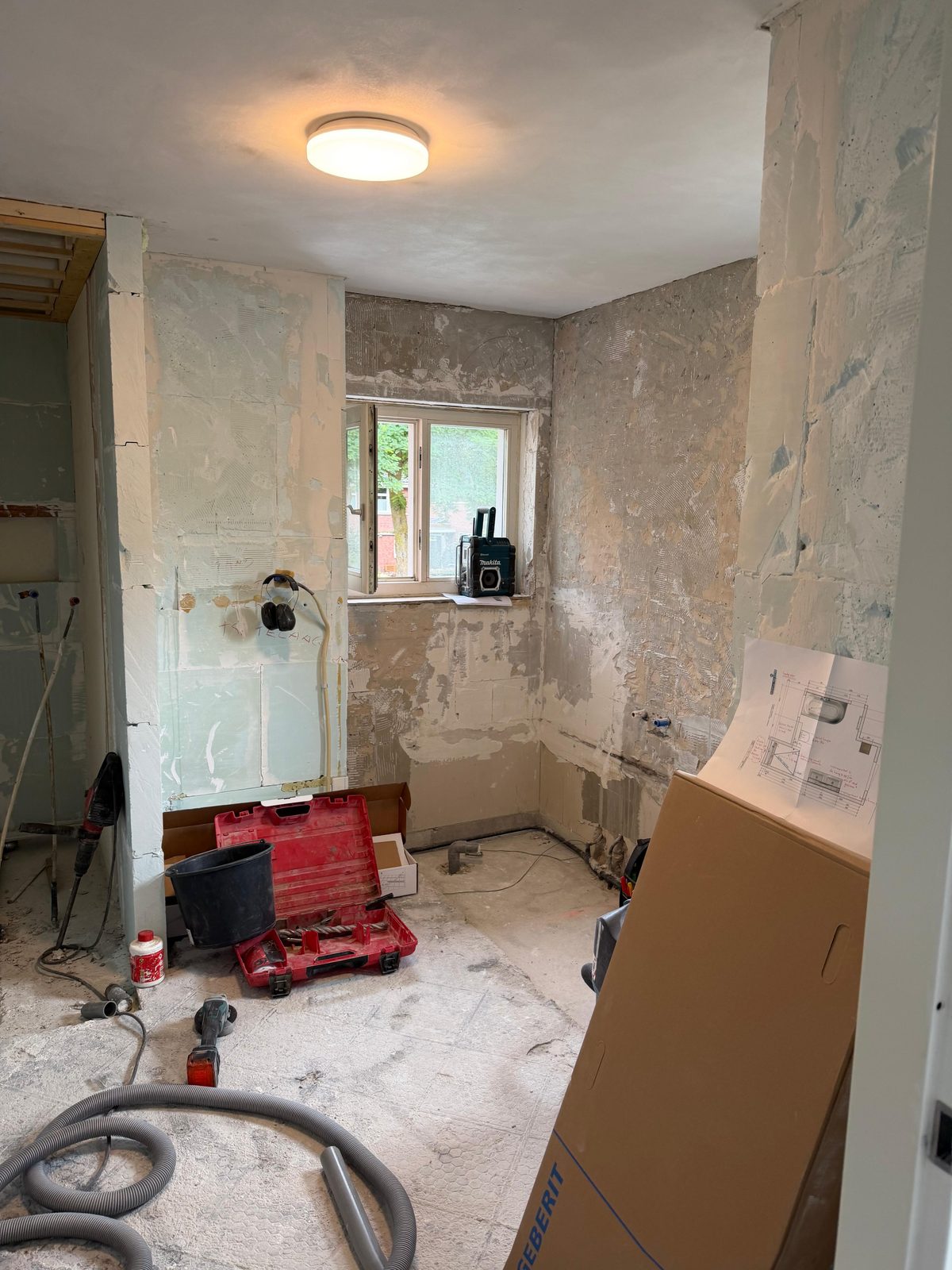 Badkamerrenovatie met ligbad, voor